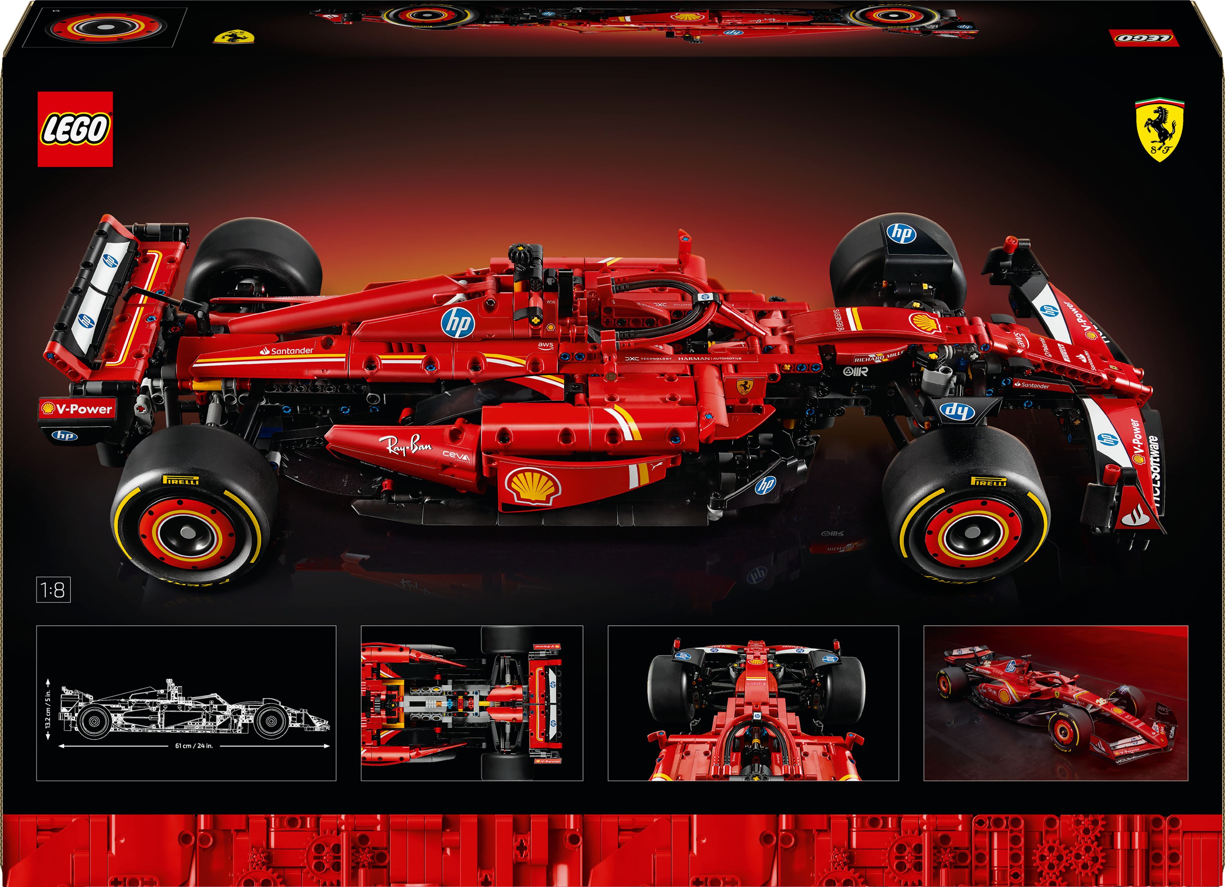 Конструктор Lego Technic "Автомобиль F1 Ferrari SF-24", 42207 15