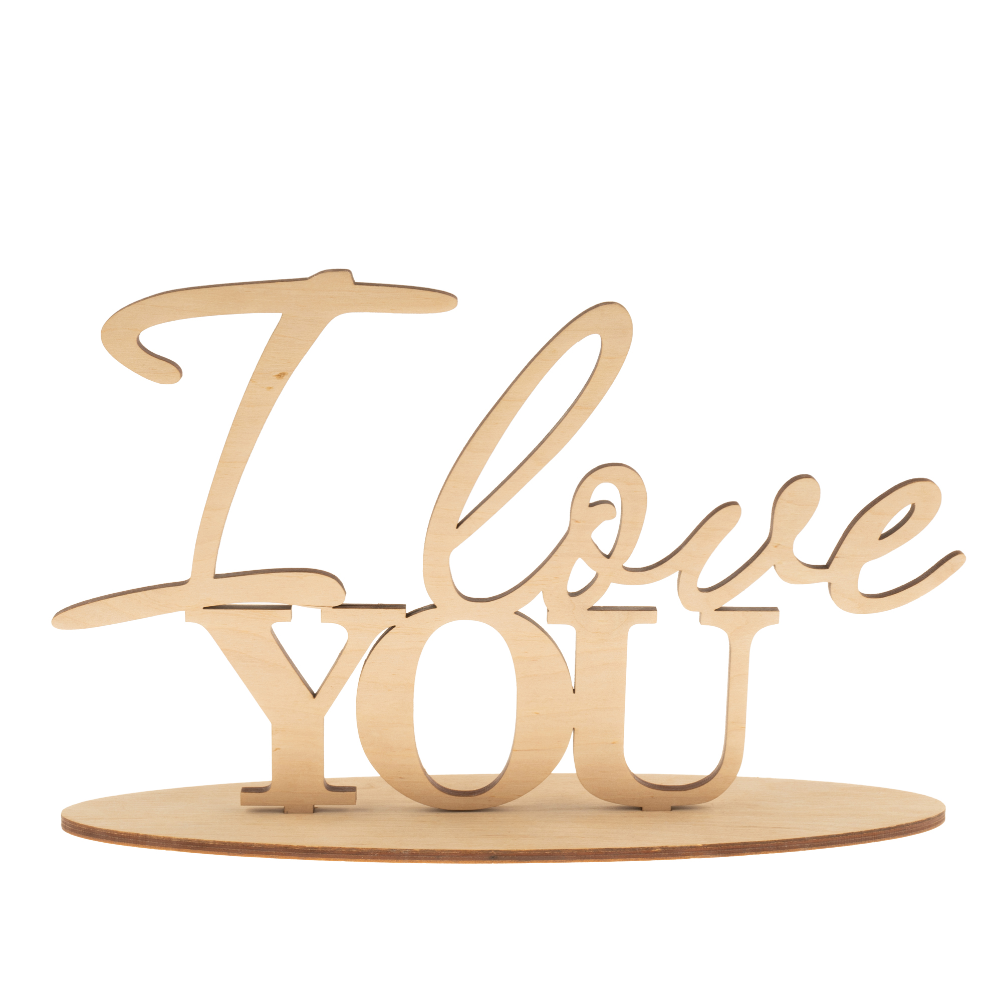Заготівка дерев`яна I Love You, С175