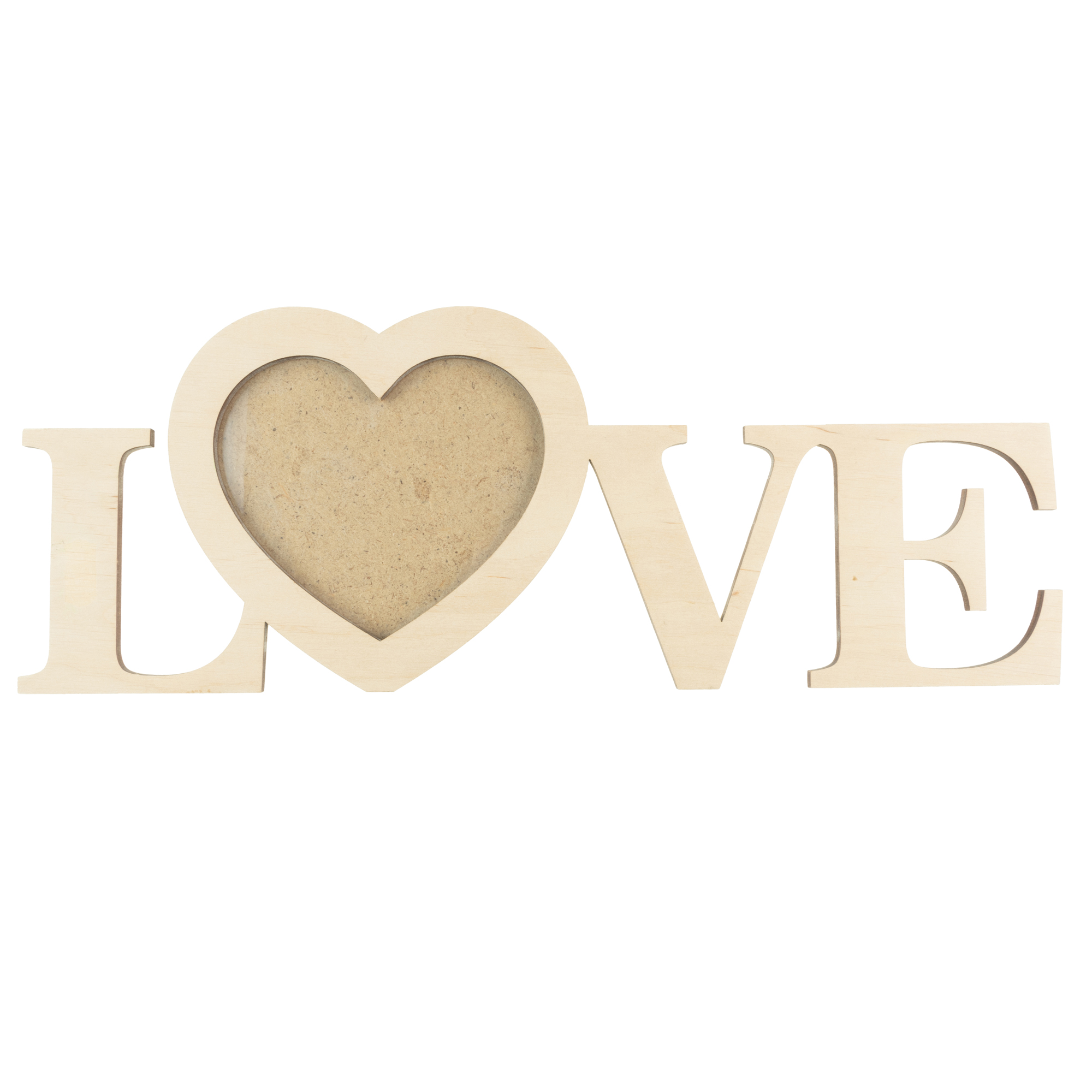 Заготівка дерев`яна Фоторамка "LOVE", Ф3