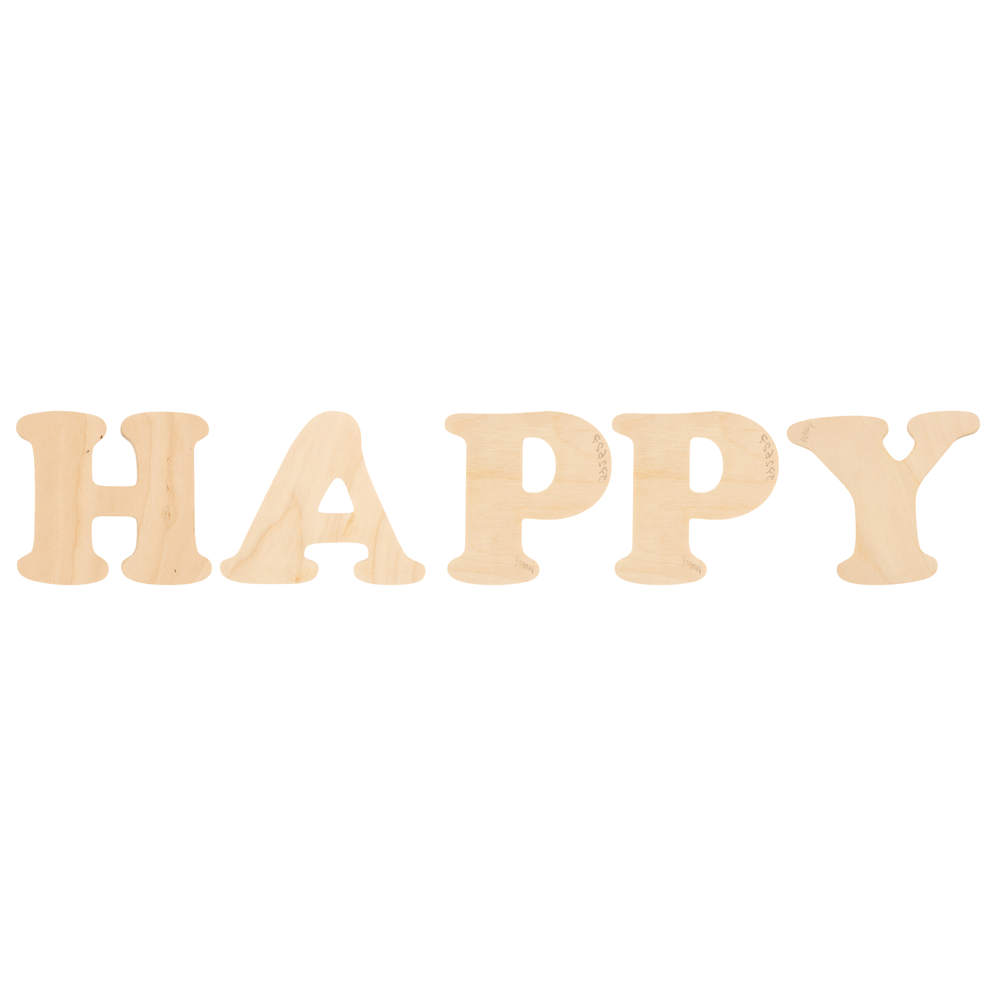 Заготівка дерев`яна Happy (літери), С17