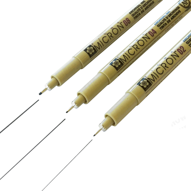 Набір лінерів Pigma Micron 3 шт., Sakura 1