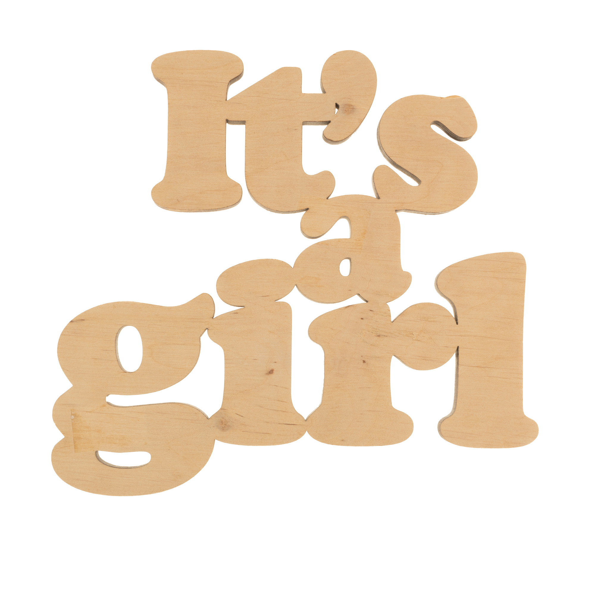 Заготівка дерев`яна It`s a girl, С205