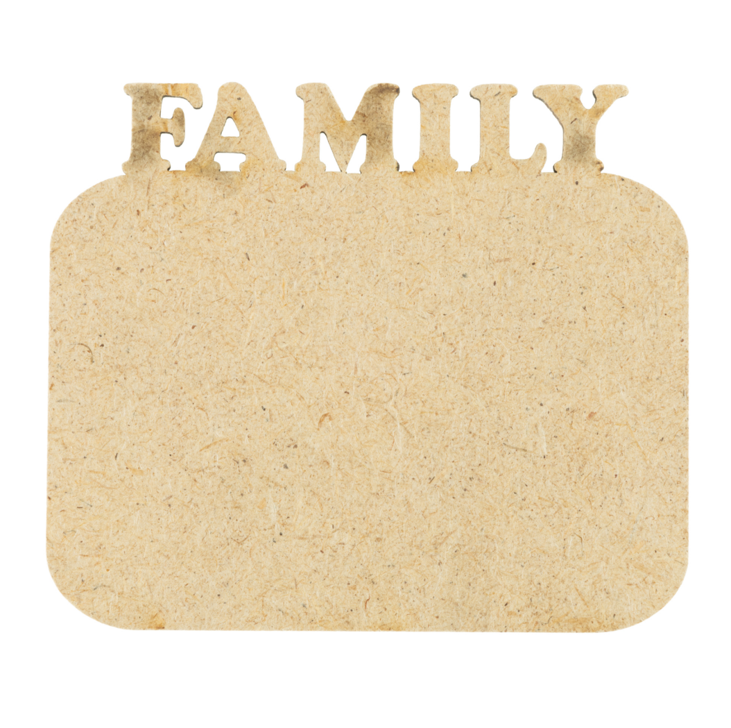 Заготівка дерев`яна Табличка "FAMILY", Ч161