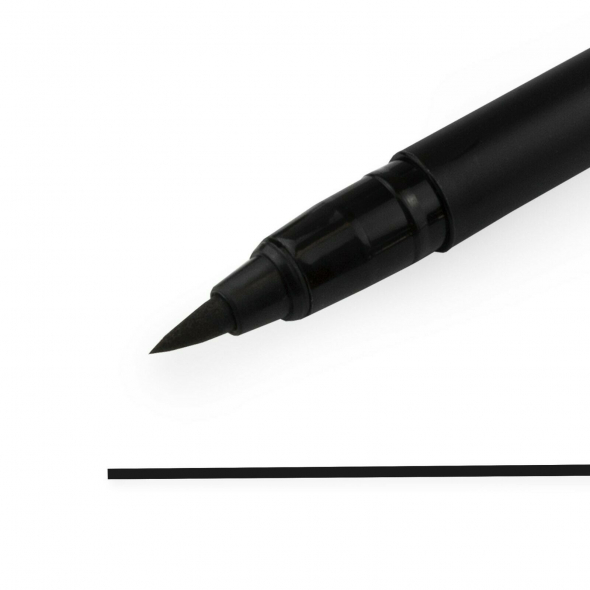 Набір лінерів-ручок Pigma Pen Brush, чорний, 3 шт, Sakura 4