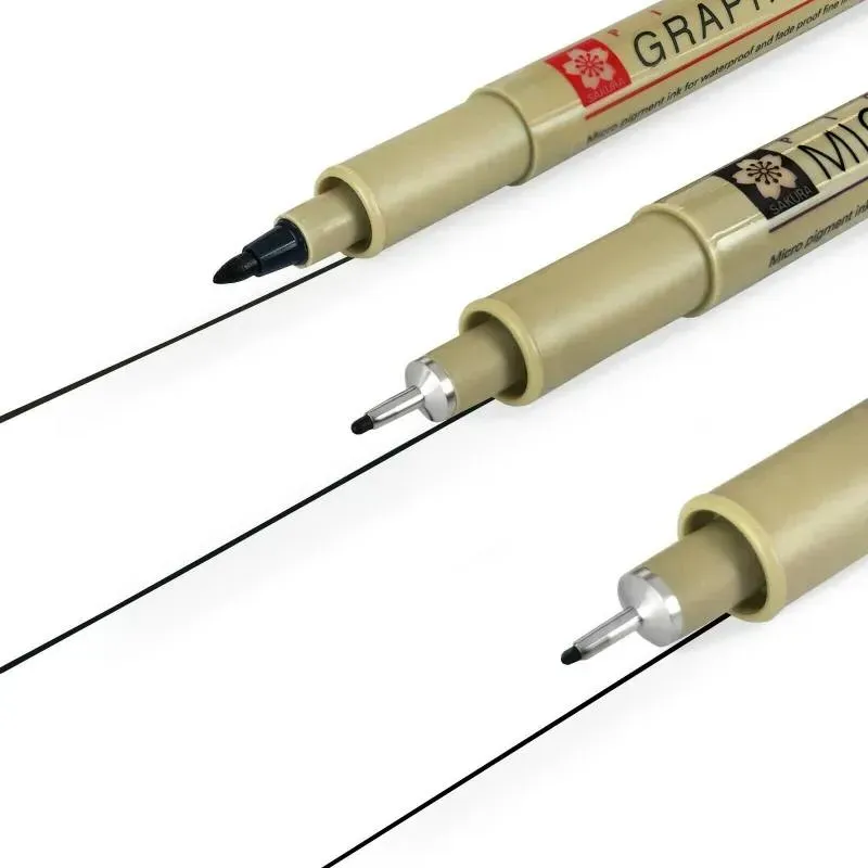 Набір лінерів Pigma Micron 2 шт., 03/05+1 лінер-маркер в подар., у блістері, Sakura 1