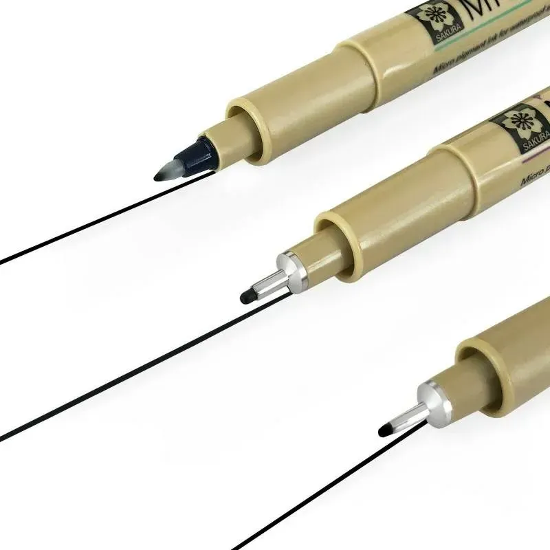 Набір лінерів Pigma Micron 2 шт., 05, 08 + Micron PN, Чорний, у блістері, Sakura 1