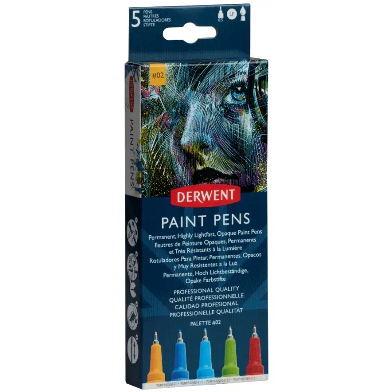 Набір кольорових ручок Paint pen palette №2, 2305519 1