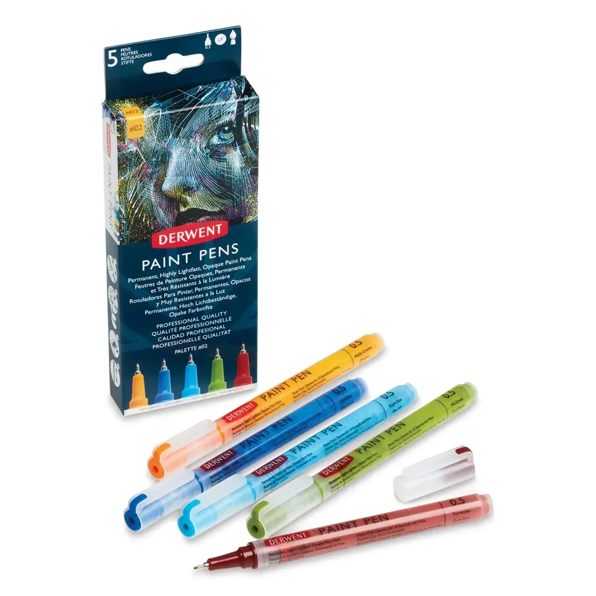Набір кольорових ручок Paint pen palette №2, 2305519 3