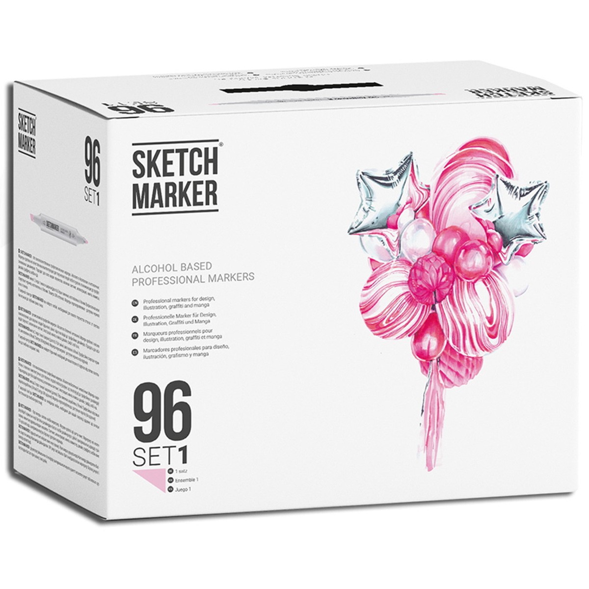 Набір маркерів SketchMarker Set 1 96 шт. (у пластик. кейсі), SM-96SET1