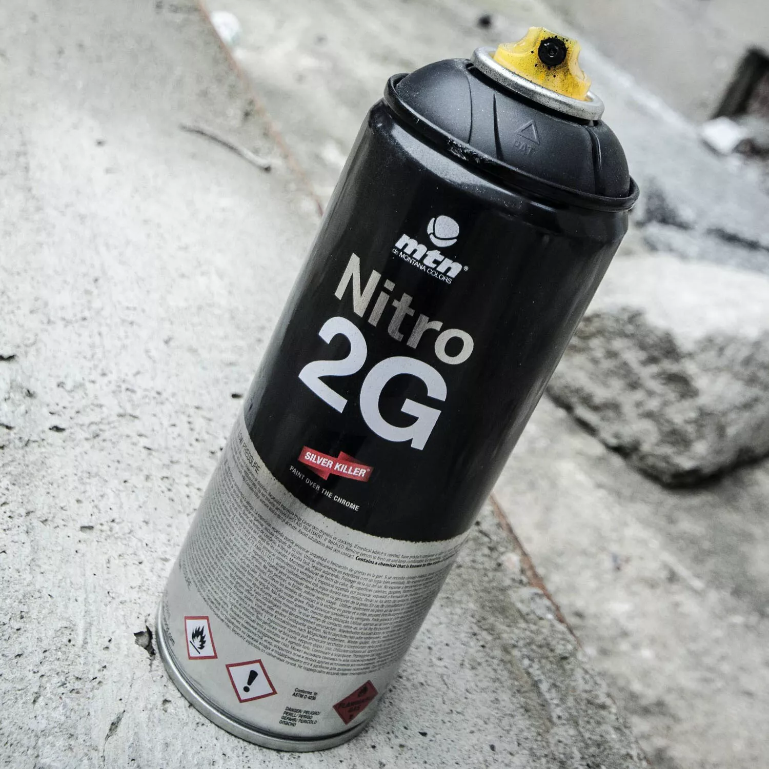 Аерозольна фарба MTN Nitro 2G 400 мл Black, EX0140911 2