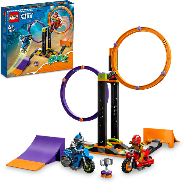 Конструктор Lego City "Каскадерське завдання із обертанням", 60360 1