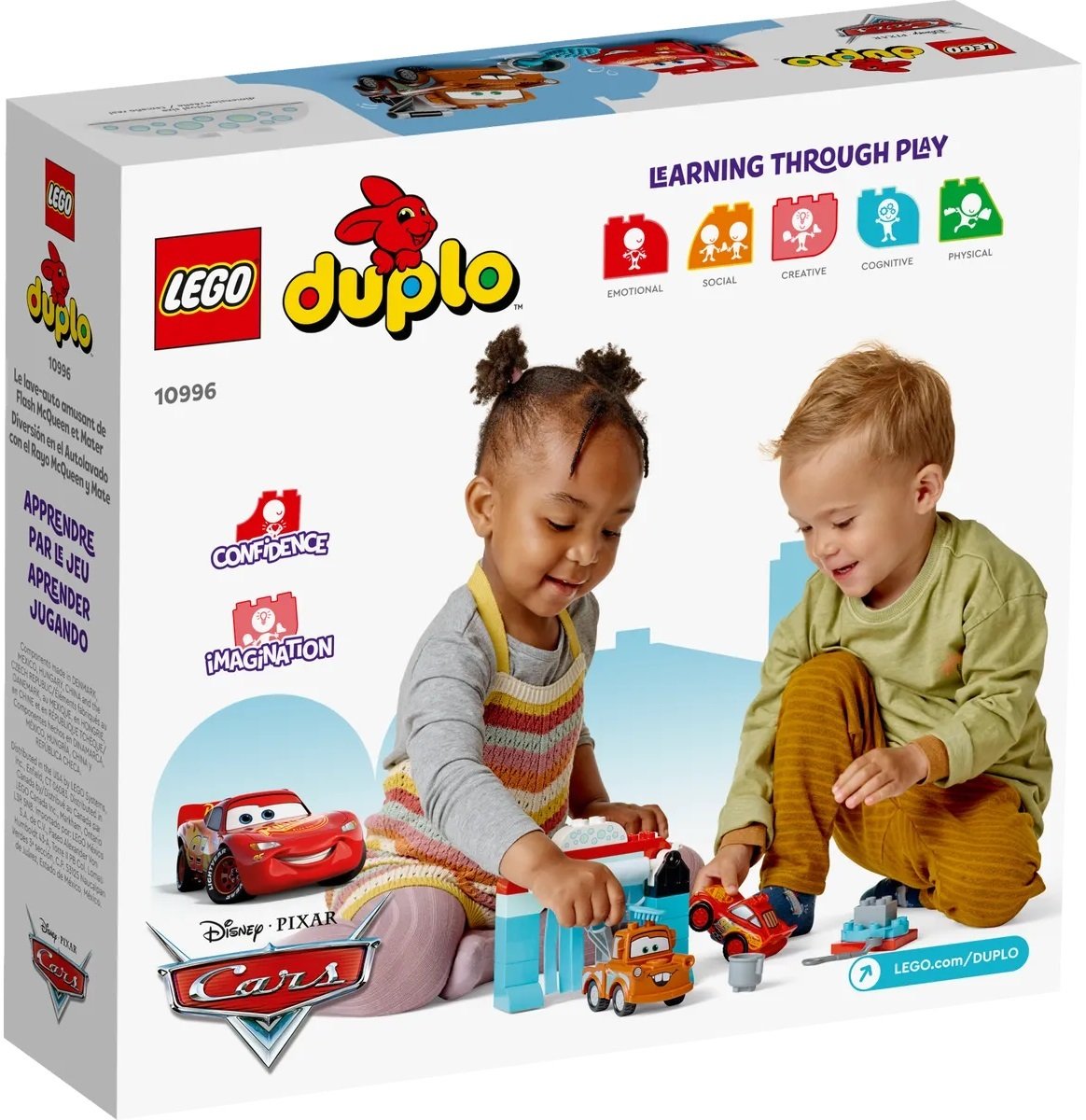 Конструктор Lego Duplo "Развлечения Молнии МакКвина и Сырника на автомойке", 10996