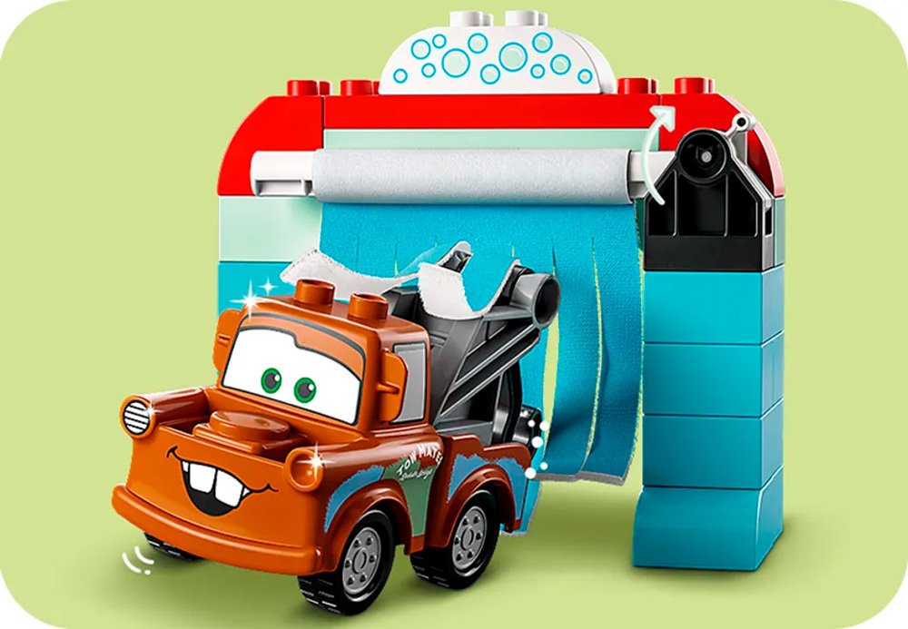 Конструктор Lego Duplo "Развлечения Молнии МакКвина и Сырника на автомойке", 10996 4