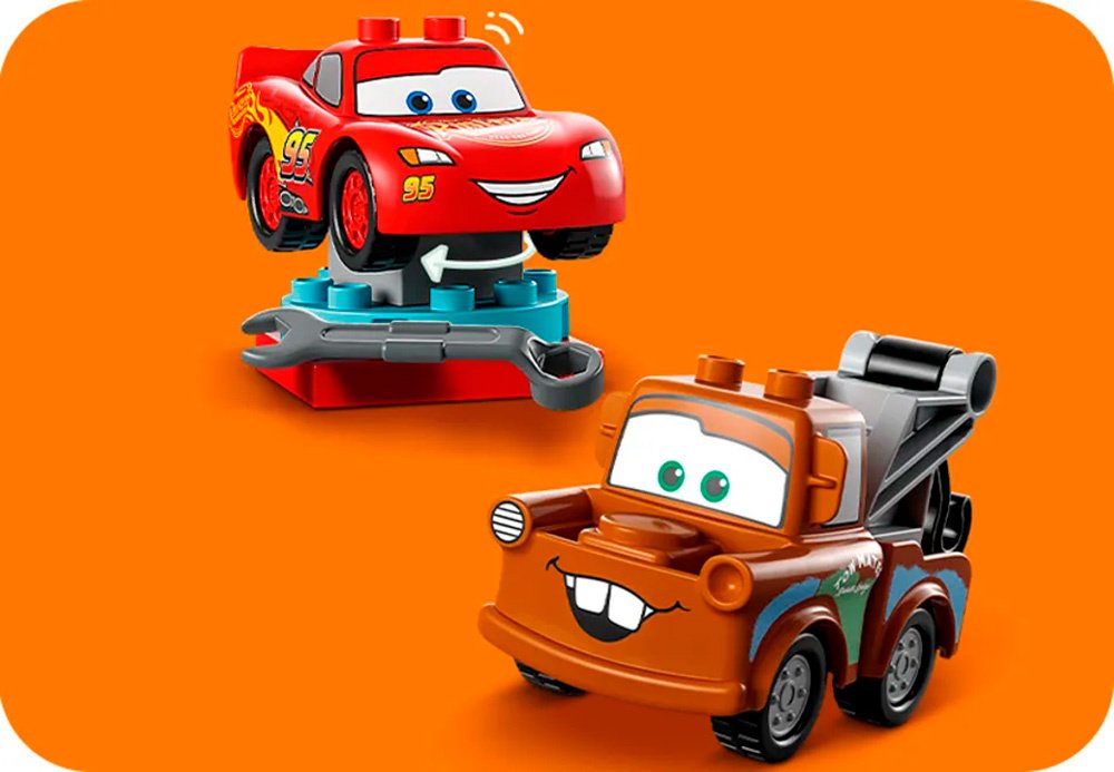 Конструктор Lego Duplo "Развлечения Молнии МакКвина и Сырника на автомойке", 10996 5