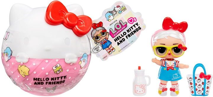 Набір ігровий з лялькою L.O.L. Surprise! серії "Loves Hello Kitty" - Hello Kitty та друзі (в асорт.), 523840