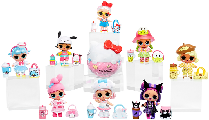 Набір ігровий з лялькою L.O.L. Surprise! серії "Loves Hello Kitty" - Hello Kitty та друзі (в асорт.), 523840 6