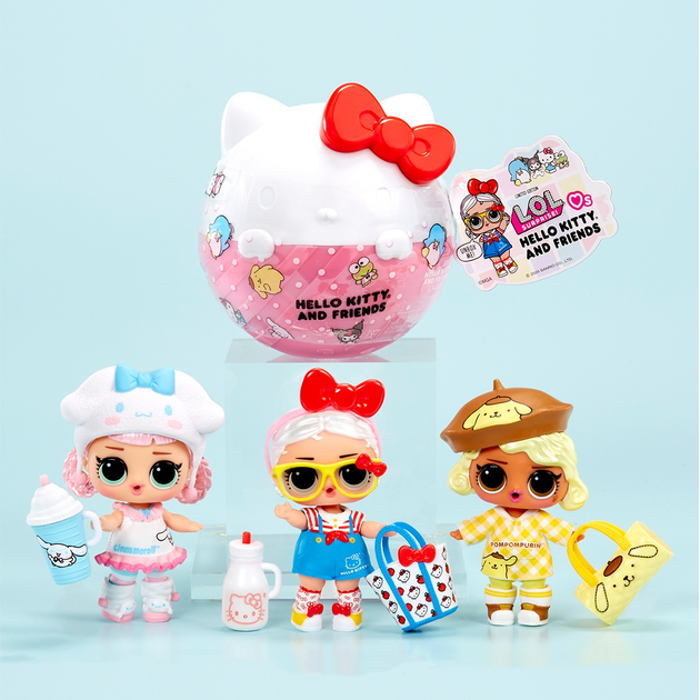 Набір ігровий з лялькою L.O.L. Surprise! серії "Loves Hello Kitty" - Hello Kitty та друзі (в асорт.), 523840 7