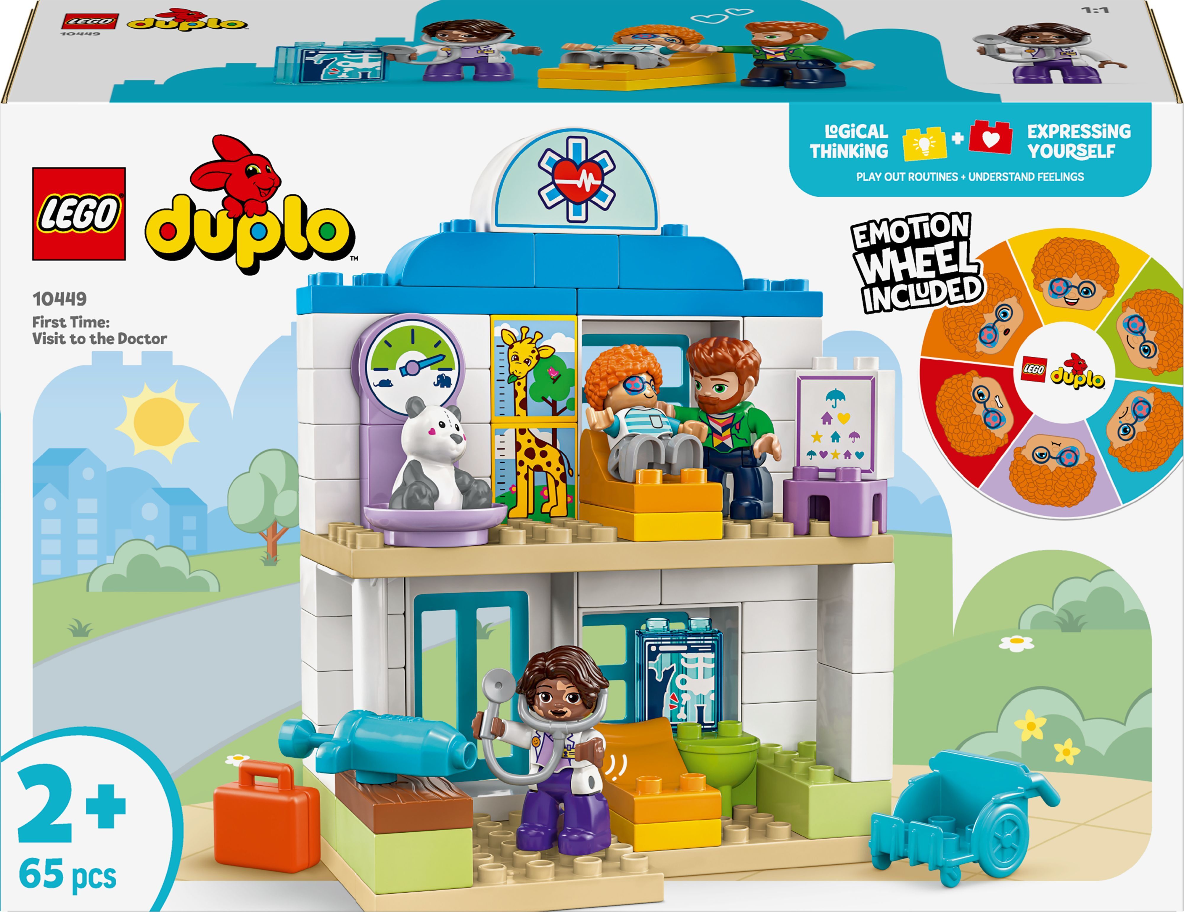 Конструктор Lego Duplo "Уперше: візит до лікаря", 10449