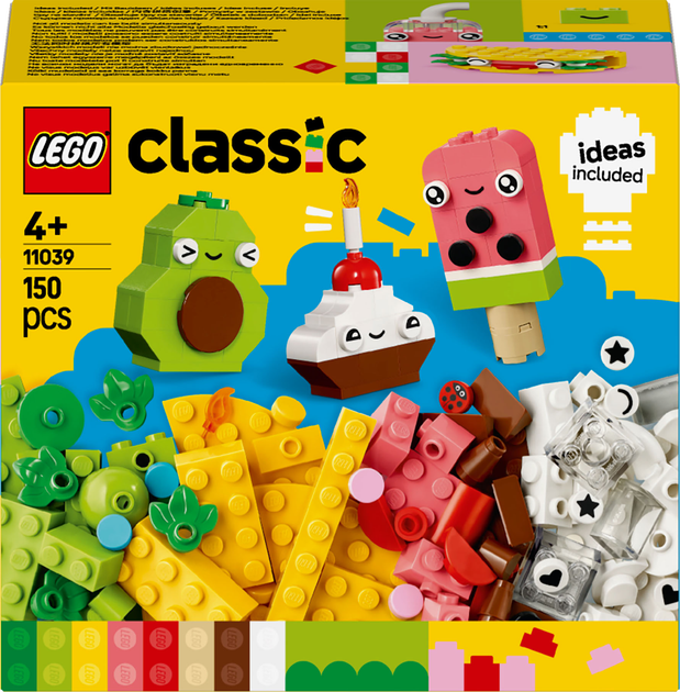 Конструктор Lego Classic "Творческие друзья с едой", 11039