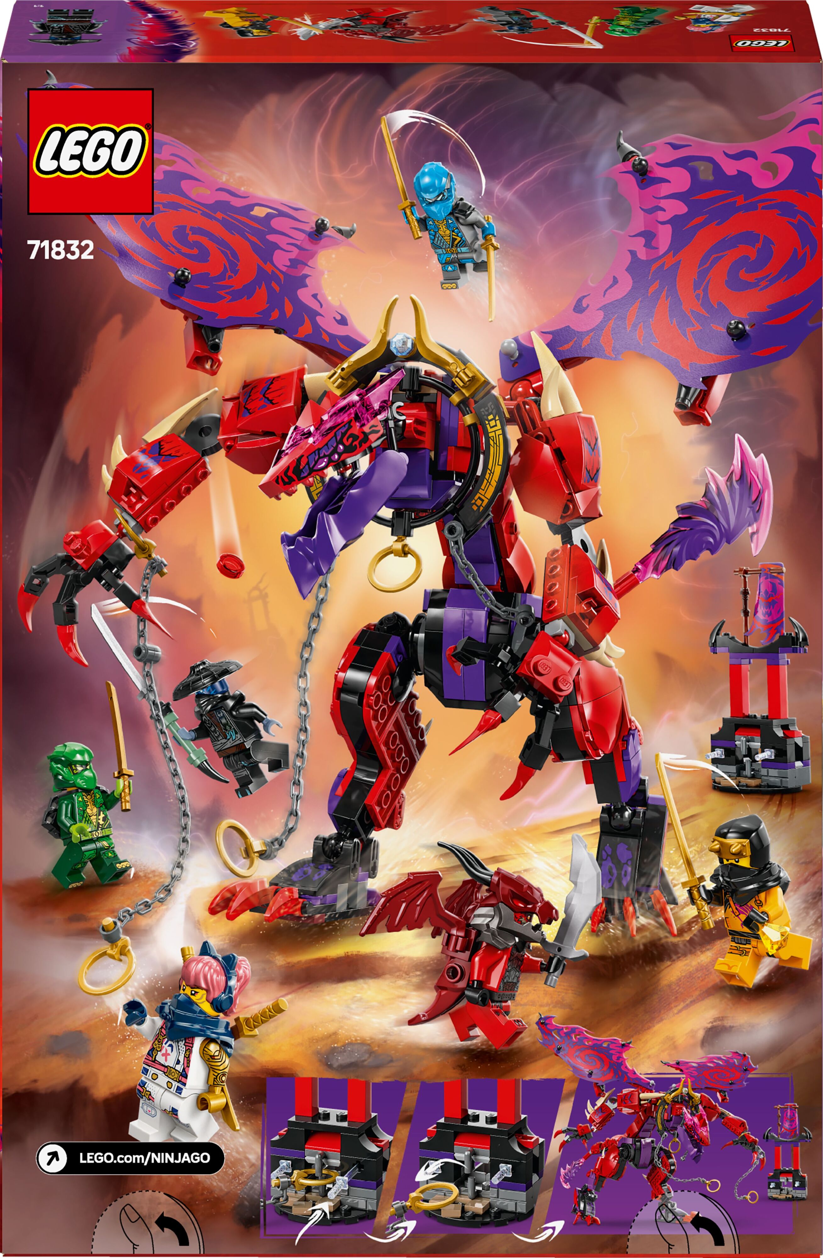 Конструктор Lego Ninjago "Громовержець Дракон Хаосу", 71832