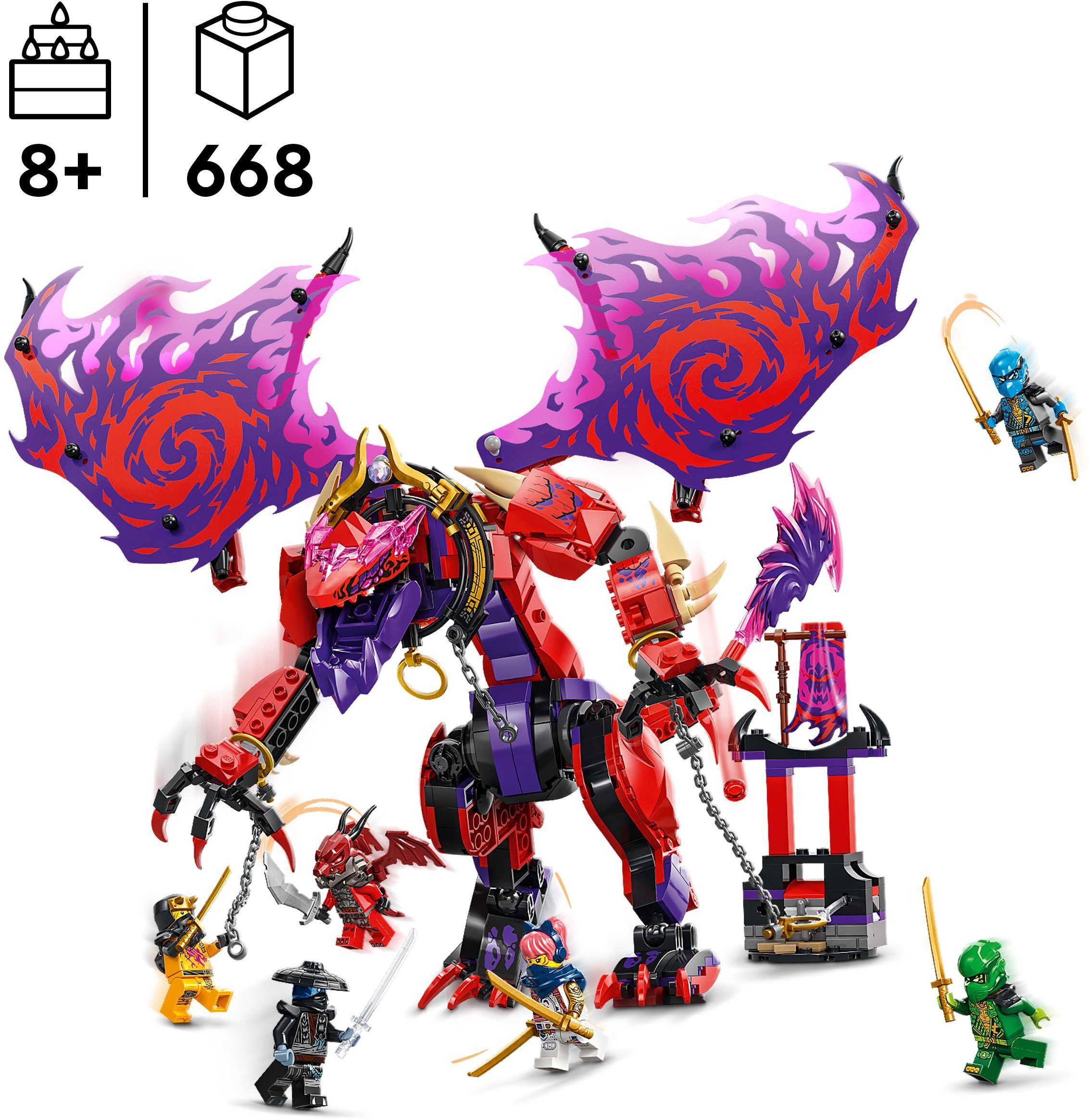 Конструктор Lego Ninjago "Громовержець Дракон Хаосу", 71832 1