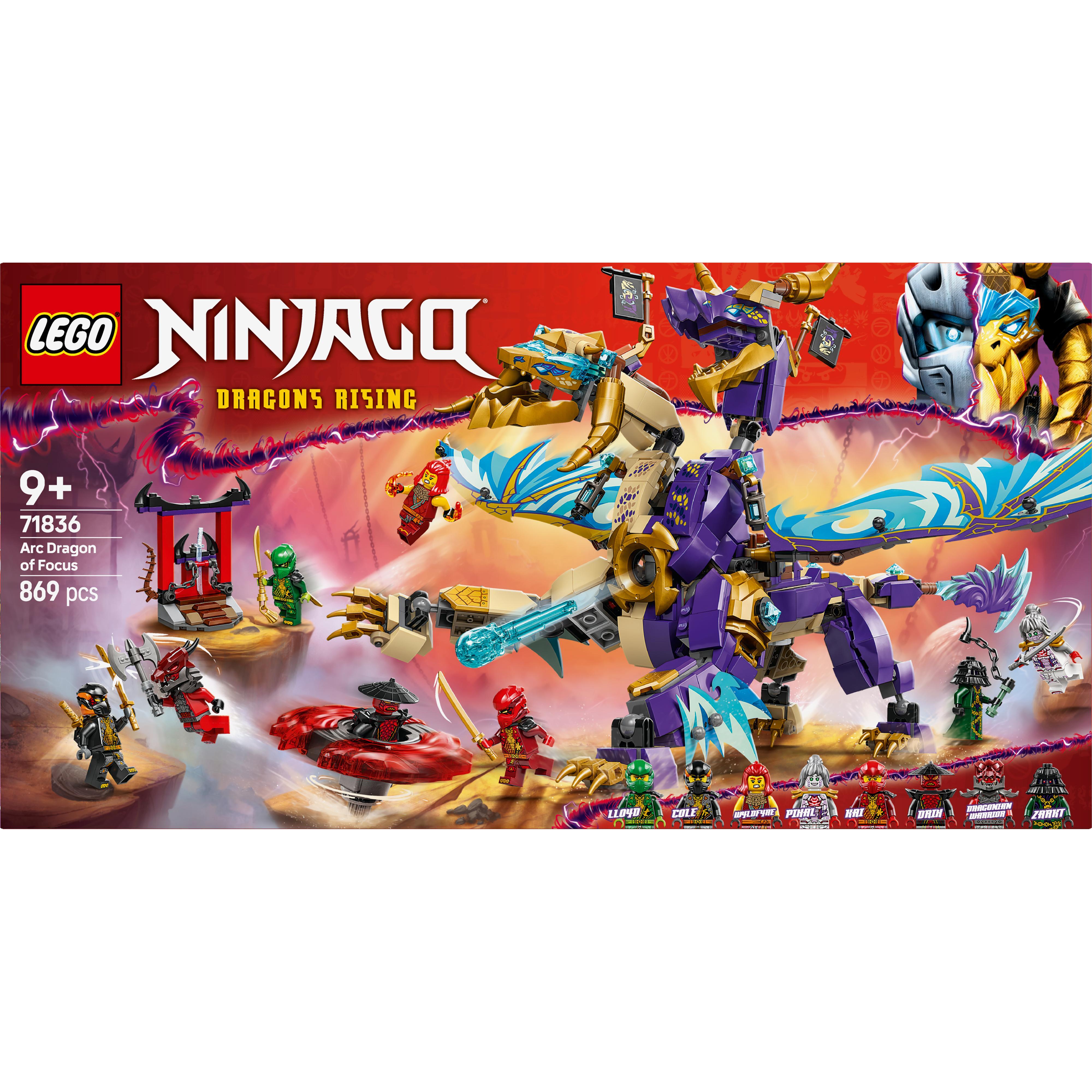 Конструктор Lego Ninjago "Arc Dragon of Focus", 71836