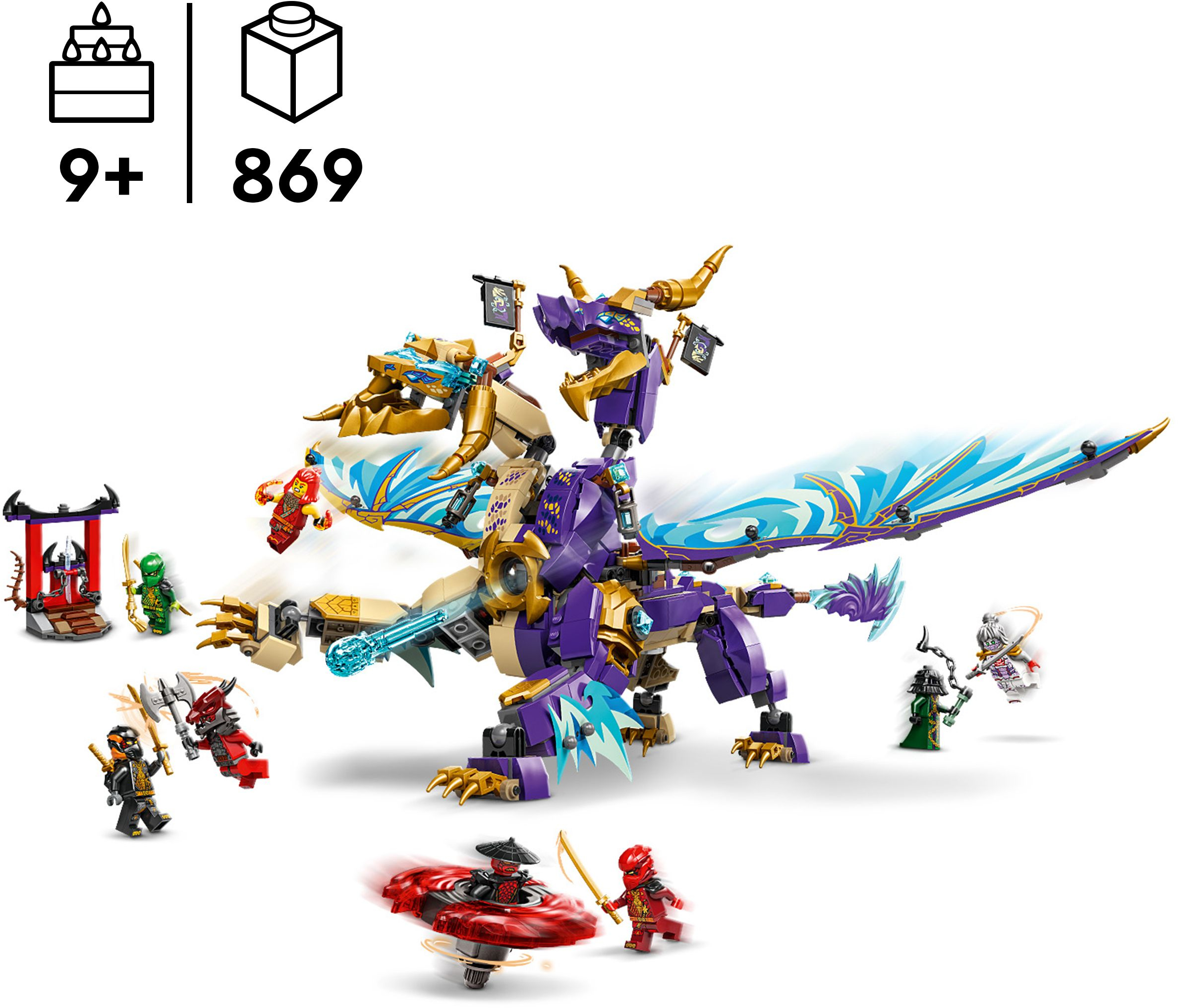 Конструктор Lego Ninjago "Arc Dragon of Focus", 71836 1