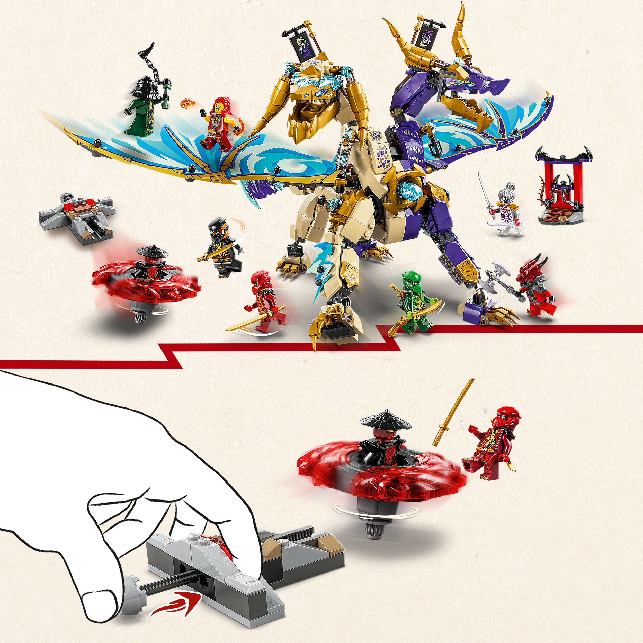 Конструктор Lego Ninjago "Arc Dragon of Focus", 71836 7