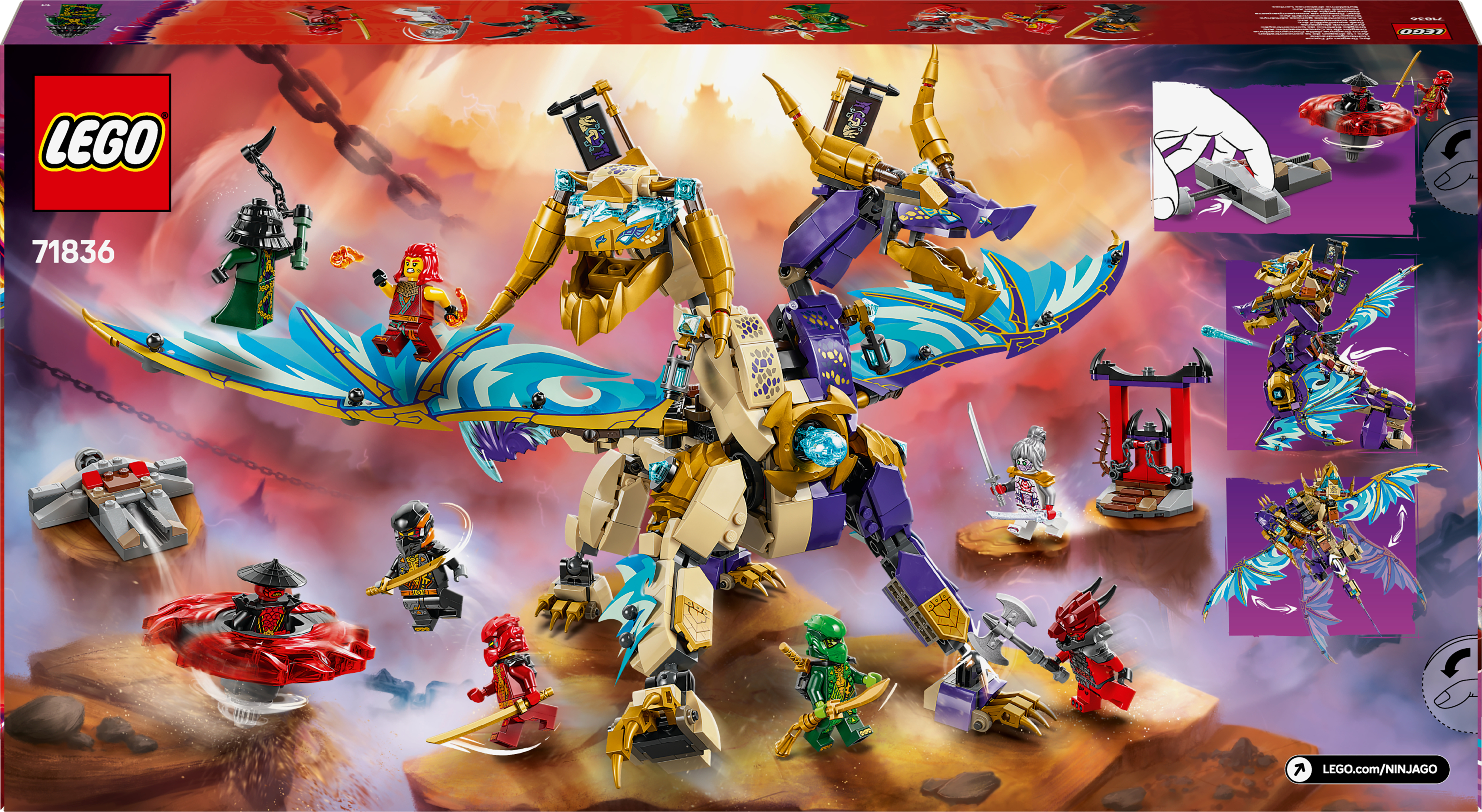 Конструктор Lego Ninjago "Arc Dragon of Focus", 71836 12