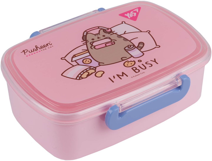 Контейнер "Pusheen" 750 мл, рожевий, 708367 Yes