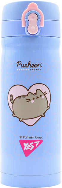 Термос "Pusheen" 350 мл, блакитний, 708331 Yes