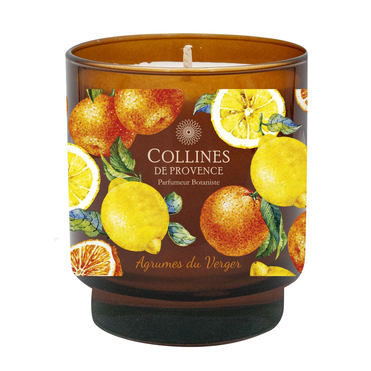 Свічка "Сяйво цитрусового саду" 220 г, C3979AGVE, Collines de Provence
