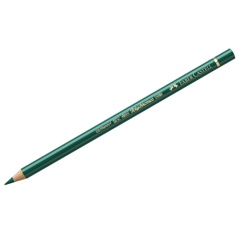 Олівець кольоровий Polychromos зелений хукер (159), 110159 Faber-Castell 1