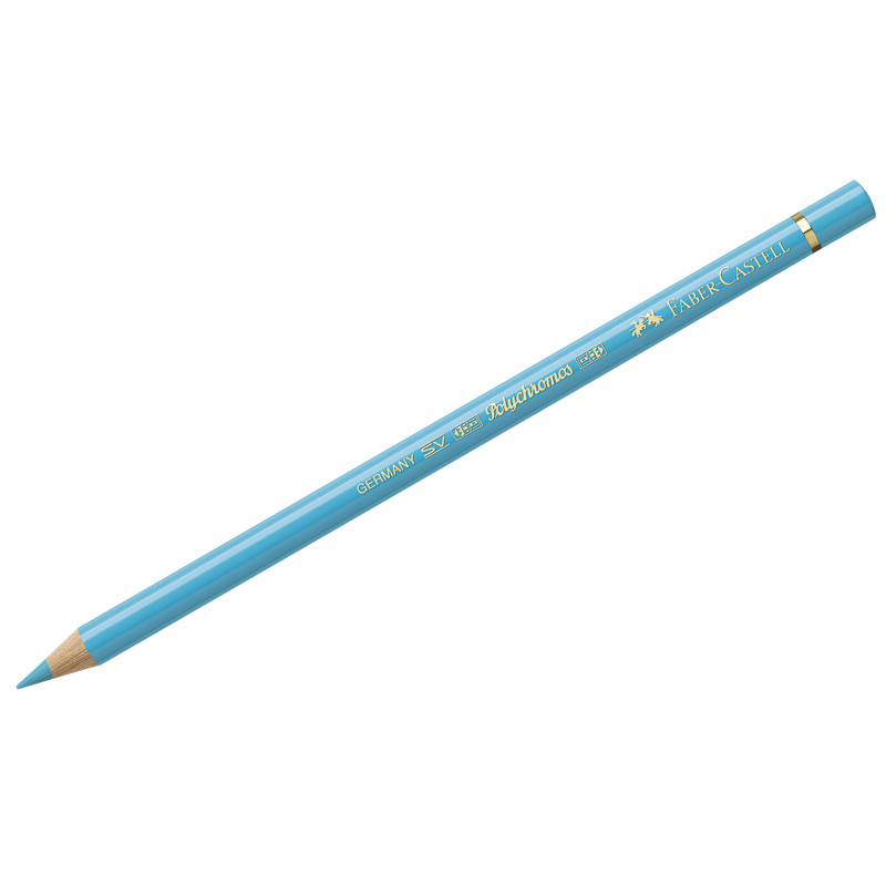 Олівець кольоровий Polychromos світло-бірюзовий кобальт (154), 110154 Faber-Castell 1