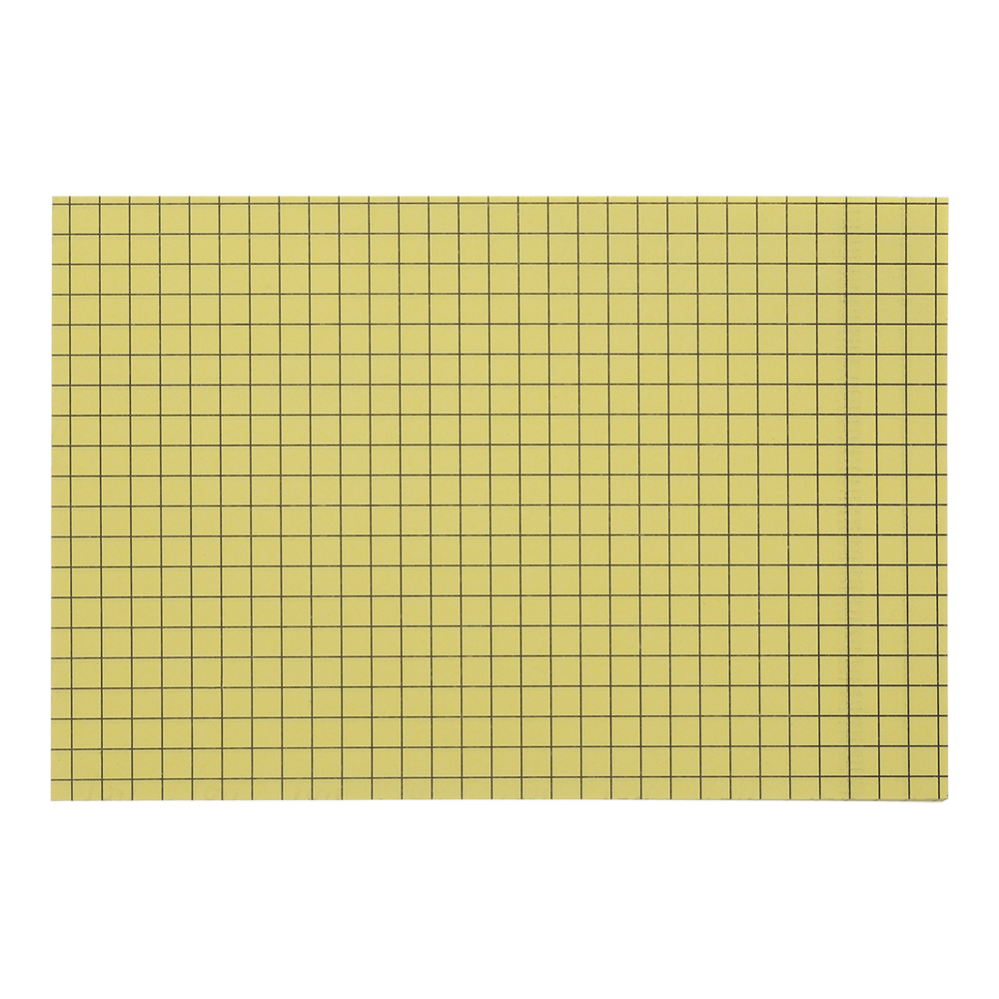 Блок для заметок 100*150 мм, 100 л., клетка, желтый, BM.2320-08 1