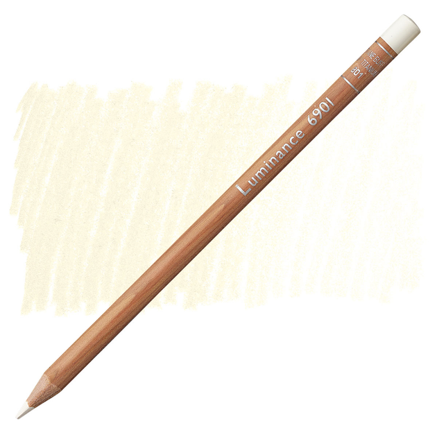 Олівець Caran d`Ache Luminance 6901 Buff Titanium Fsc, 6901.801