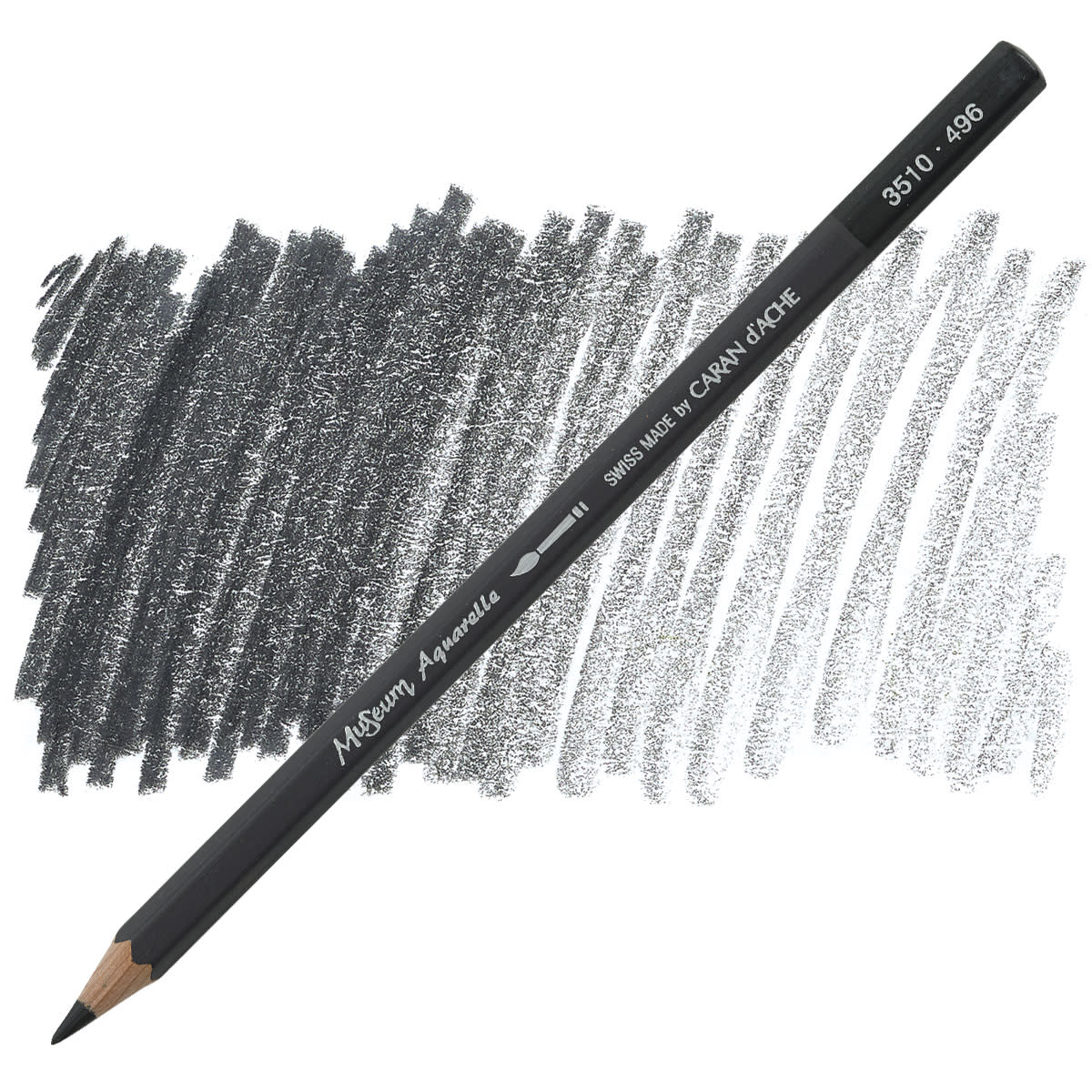 Олівець Caran d`Ache Museum Aquarelle Ivory Black Fsc, 3510.496