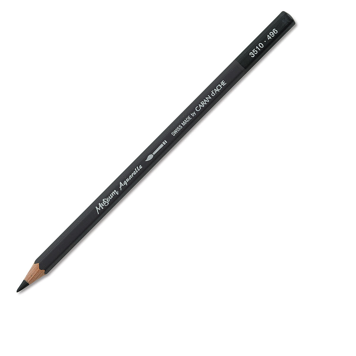 Олівець Caran d`Ache Museum Aquarelle Ivory Black Fsc, 3510.496 1
