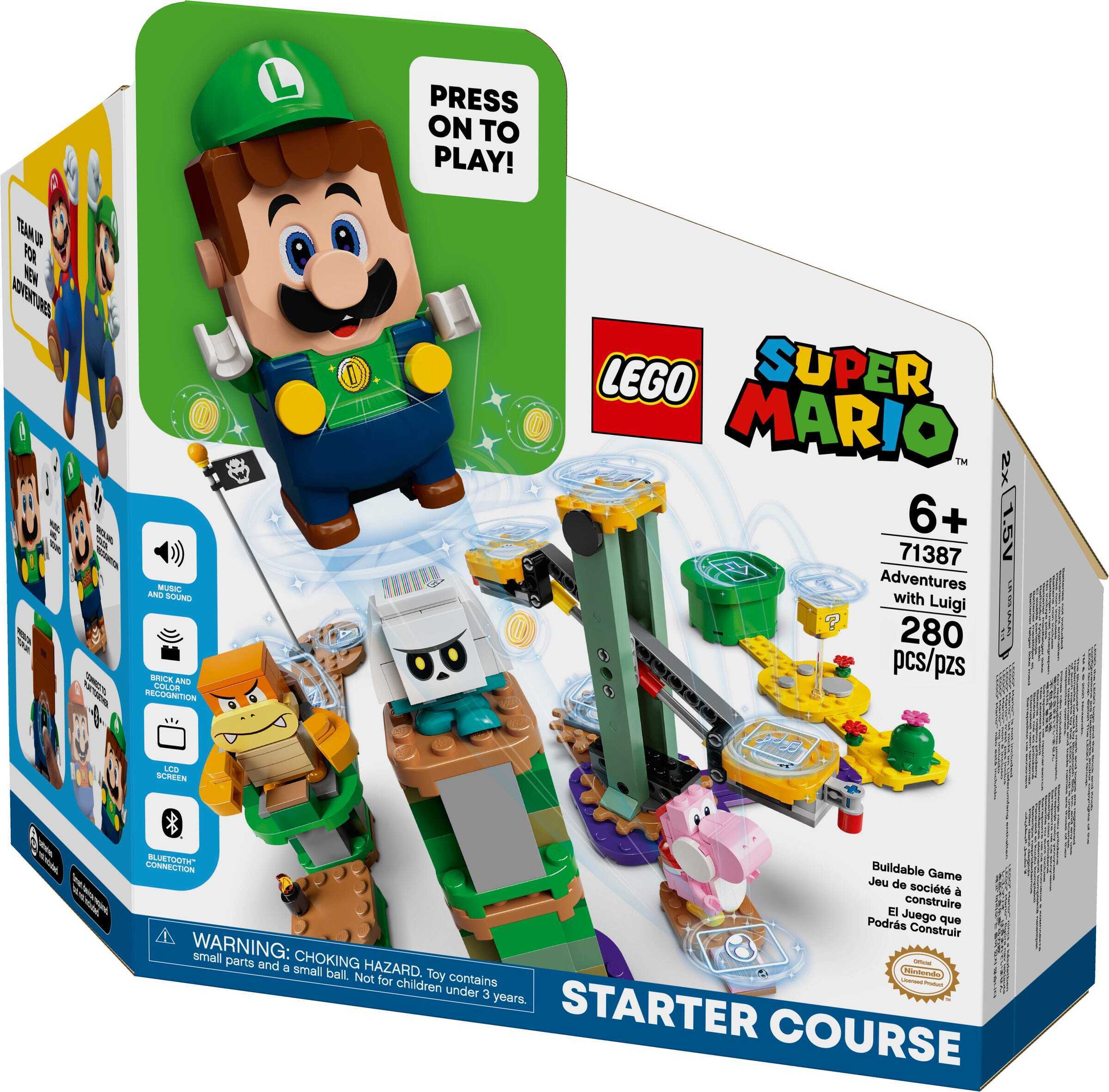 Конструктор Lego Super Mario "Пригоди з Луїджі. Стартовий набір", 71387