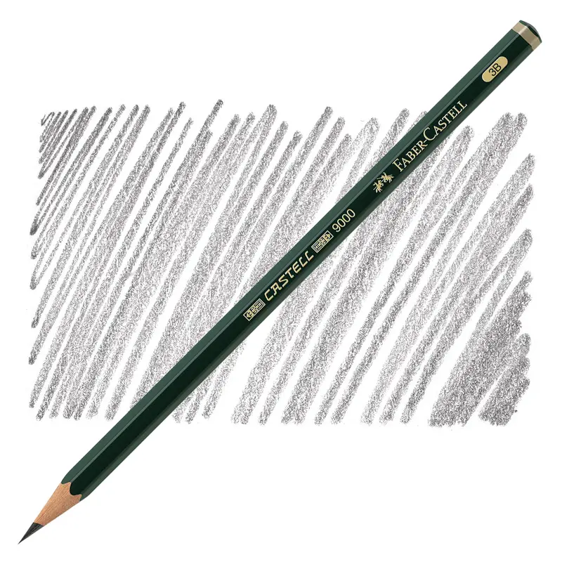 Олівець графітний CASTELL 9000 3B, 119003 Faber-Castell 1