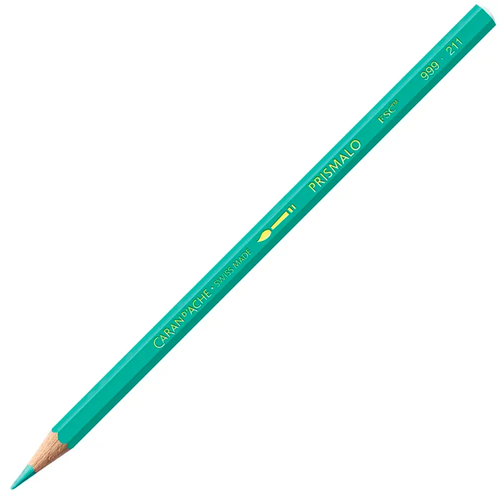 Карандаш Caran d`Ache Prismalo Jade Green - FSC, 999.211