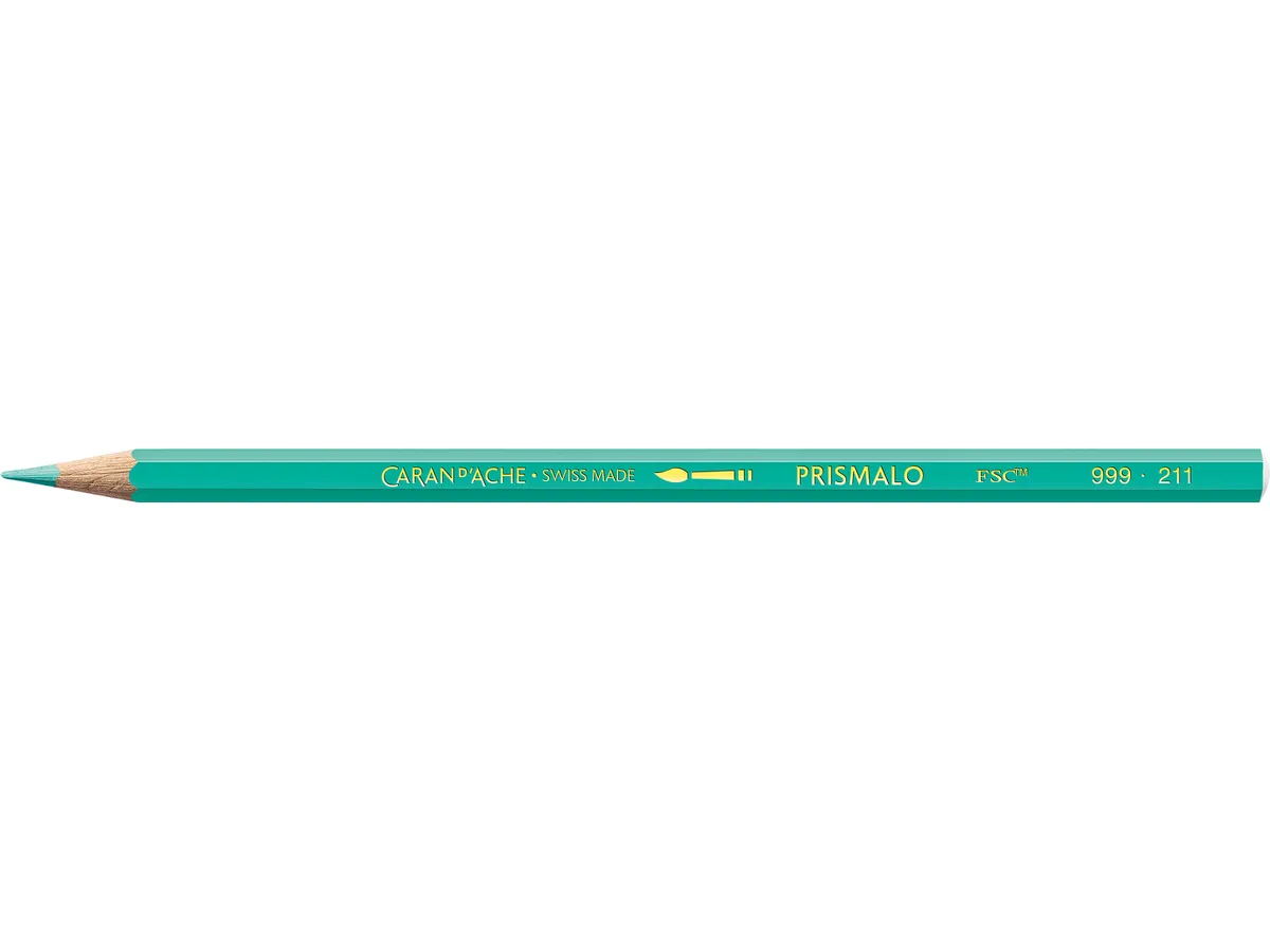 Карандаш Caran d`Ache Prismalo Jade Green - FSC, 999.211 1