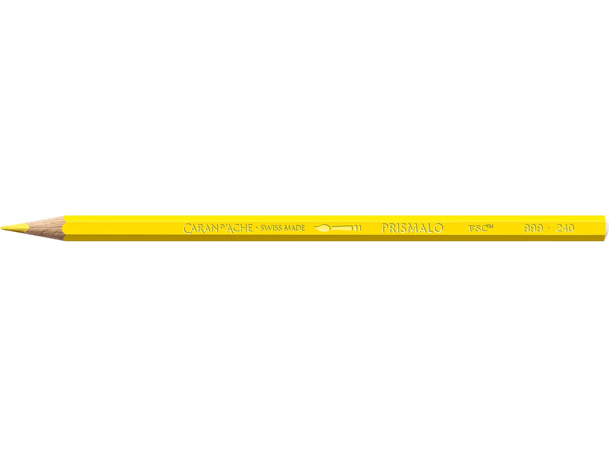 Карандаш Caran d`Ache Prismalo Lemon Yellow - FSC, 999.240 1