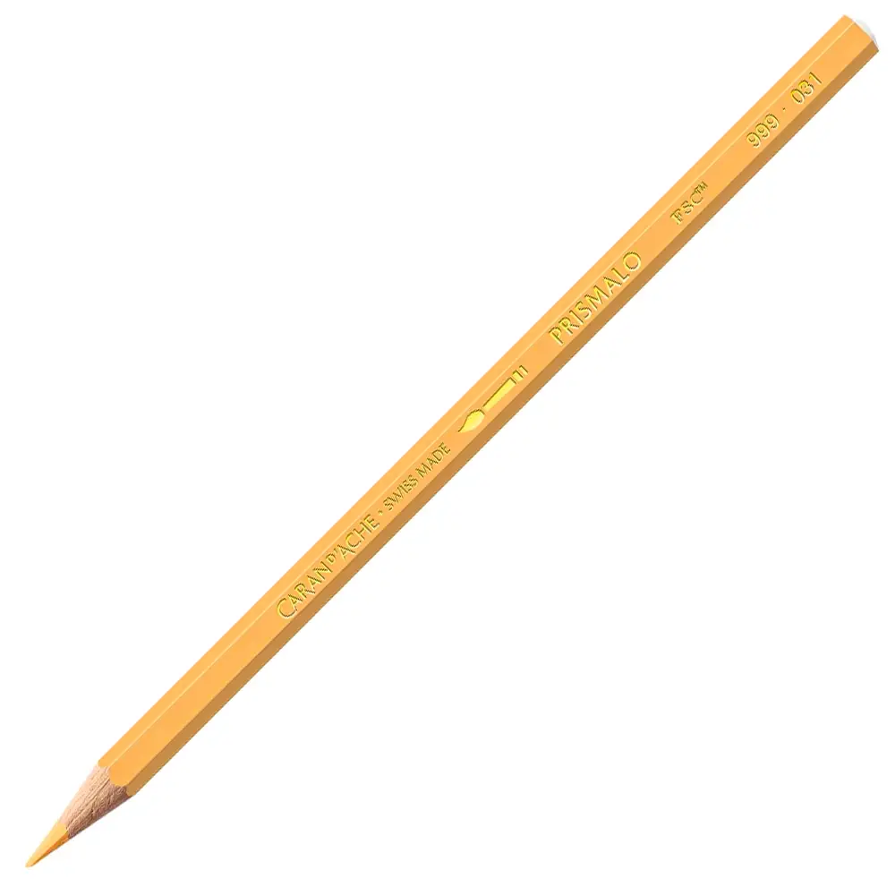 Карандаш Caran d`Ache Prismalo Orangish Yellow - FSC, 999.031