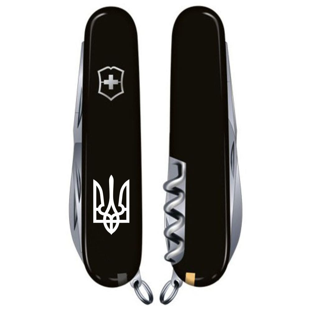 Ніж Spartan Ukraine 91мм/12функ/чорн /Тризуб.біл., Vx13603.3_T0010u 1
