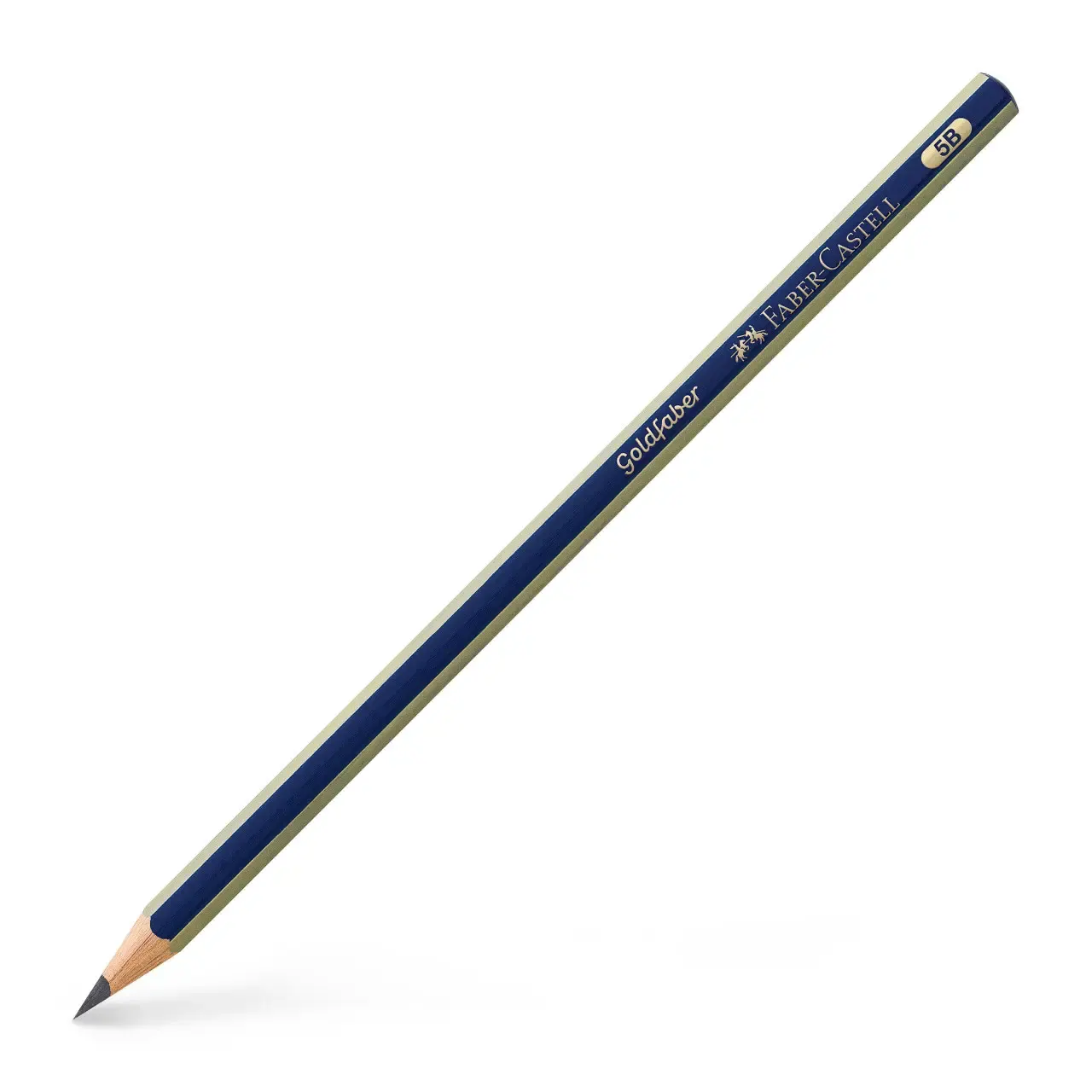 Олівець Gold Faber 1221 5B синьо-золотий, 112505