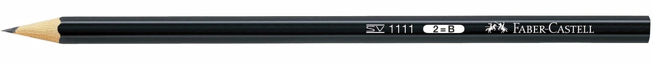 Карандаш Faber-Castell 1111 B, чёрный, 111101 1