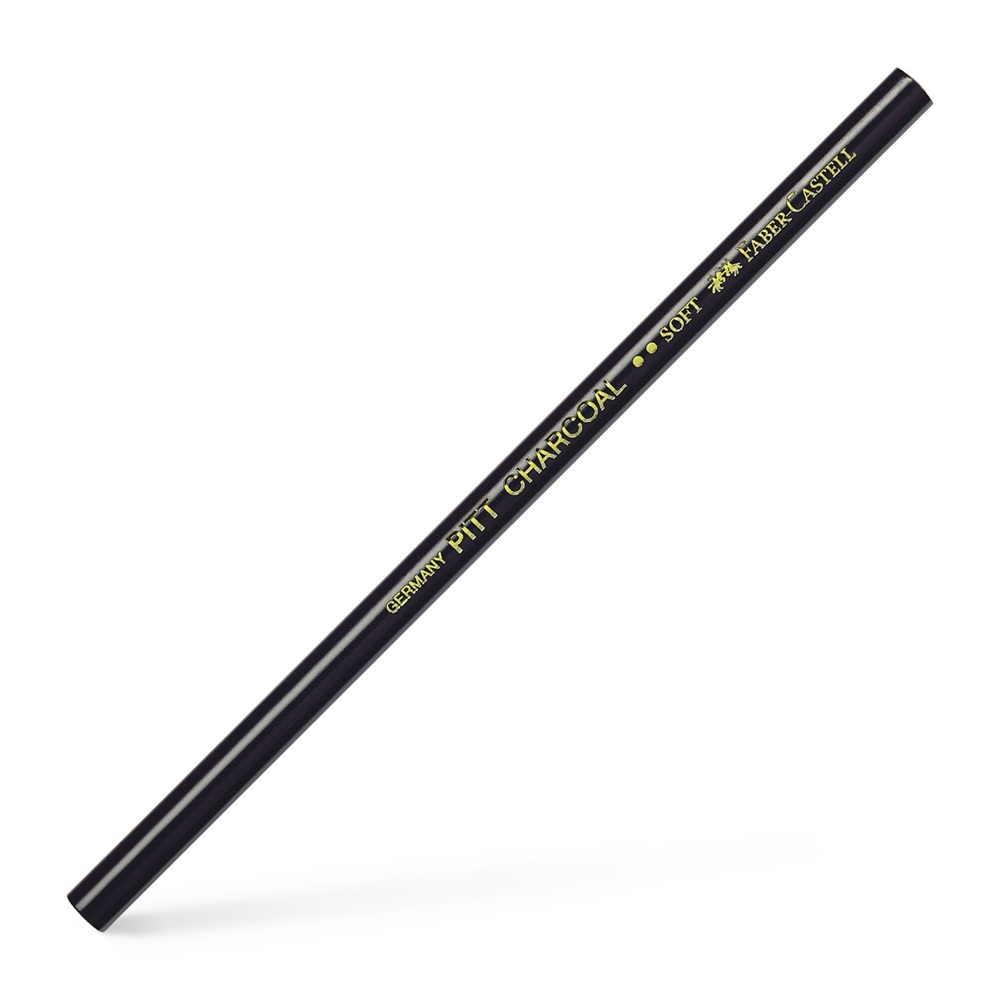 Карандаш угольный PITT Monochrome натуральный мягкий, 117403 Faber-Castell