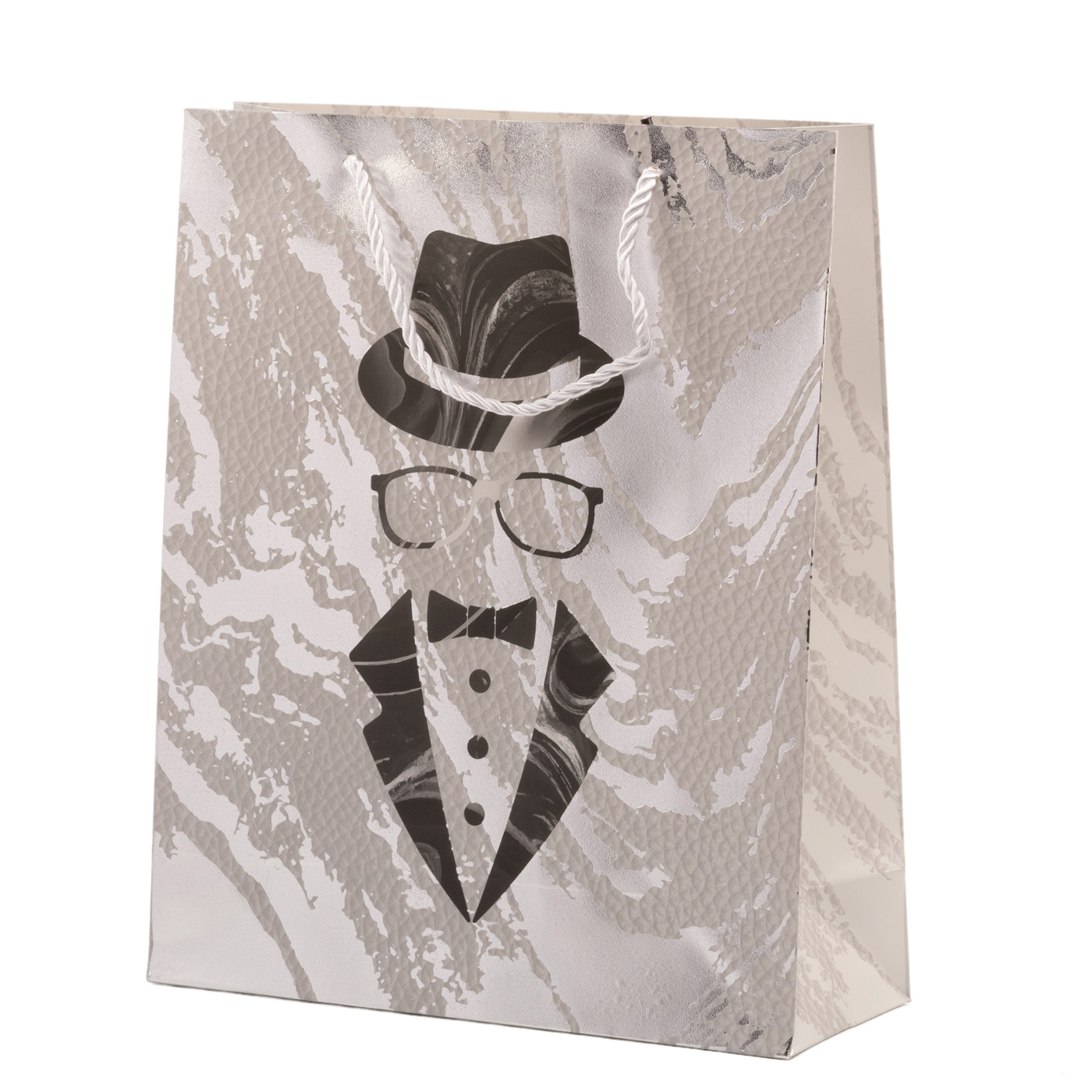 Подарунковий пакет, 26*32*10, L, чол., Bag21