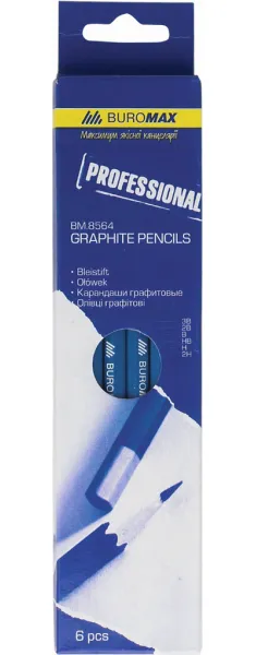 Набір креслярських олівців, 6 шт Professional BM.8564